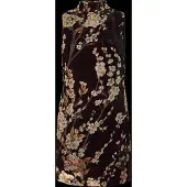 Desigual Robe beige / vert / saumon / noir