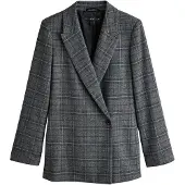 Next Blazer bleu clair / gris / gris clair