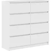 vidaXL Sideboard Blanc 100x35x99 cm Bois composite