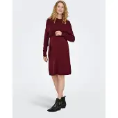 ONLY Maternity Robes en maille 'LEVA ' rouge