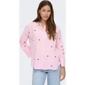 ONLY Chemisier 'ONLNEW LINA' rose / rouge