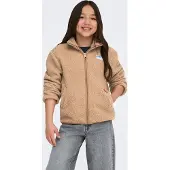 ONLY GIRLS Veste en polaire 'KOGEVA' camel / bleu