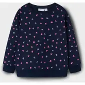 Name it Sweat-shirt 'Davina' saphir / violet / rose clair