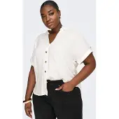ONLY Carmakoma Chemisier 'CARYasmin' blanc