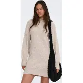 ONLY Robes en maille 'Olivia' beige chiné