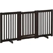 PawHut Clôture pour chiens barrière de sécurité MDF, D06-047-1