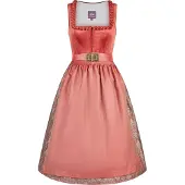 Spieth & Wensky Dirndl 'Koral' rouge