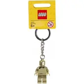 LEGO Hommes, Porte-clés, Porte-clés minifigure doré (850807), Or
