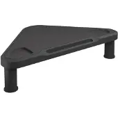 vidaXL Support d'écran d'angle noir 49x28x10,5 cm
