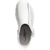ABEBA (7310) Clog Chaussures professionnelles Dynamic OB avec impression blanc 36