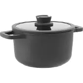 Berghoff Casserole anti-adhésive grande capacité avec couvercle Stone+ 24x14cm