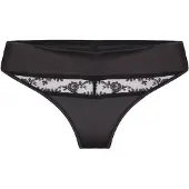 Hunkemoller String 'Brigitte' noir