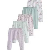 Next Leggings beige / menthe / lilas / violet clair