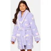 Lipsy Peignoir violet clair / blanc