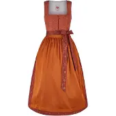 Spieth & Wensky Dirndl 'Kristall' orange