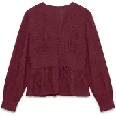 Vero Moda Chemisier 'AUGUSTA' rouge