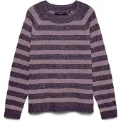 Vero Moda Pull-over 'VMDofty' mauve / mûre