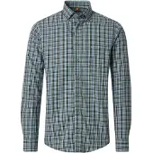 REDMOND Casual Fit Chemise vert, A carreaux