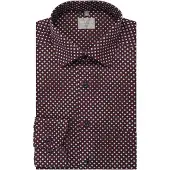 MARVELIS Comfort Fit Chemise rouge foncé, imprimé