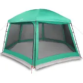 vidaXL Tente pool avec toit amovible parois filet vert mer 512x458cm