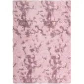 vidaXL Tapis Shaggy à poils longs NAVARRA rose poudré 240x340 cm