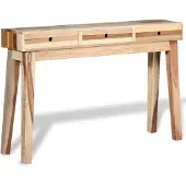 vidaXL Table console Bois de r?cup?ration massif