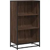 vidaXL Bibliothèque chêne marron 60x35x107,5 cm bois d'ingénierie