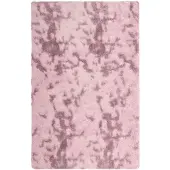 vidaXL Tapis Shaggy à poils longs NAVARRA rose poudré 130x200 cm