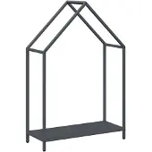vidaXL Étagère à bois de chauffage Anthracite 60x25x90 cm Acier laminé à froid