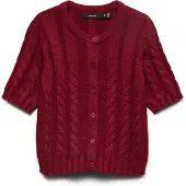 Vero Moda Cardigan 'VMOriane' rouge foncé
