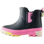 Next Bottes en caoutchouc rose / noir