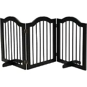 PawHut Support de protection pour chiens - Support pour chiens - 3 pièces - Noir - 154,5L x 29,5L x 61H cm