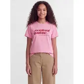 Jack & Jones Kids T-Shirt 'JXMerle' rose / rouge foncé