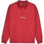 Quiksilver Belem Heavy Long Sleeve Polo Rouge 2XL Homme