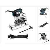Makita HS 7611 1600 W Scie circulaire portable 190 mm + 1x Lame de scie carbure + 1x Adaptateur de rail de guidage C