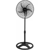 Opviq , ventilateur sur pied modèle KTF-340, couleur noire, 100% ABS, dimensions : 50 x 50 x 132 cm