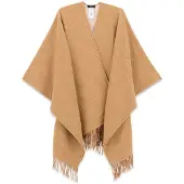 GUESS Aw5660pol03 Poncho Marron Femme