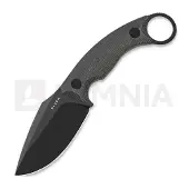 Kizer Cutlery Couteau Cabox II, Black Micarta, Black PVD