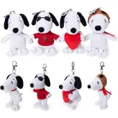 Simba Peanuts Snoopy Keychain Blanc