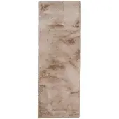 NATURL. Tapis de couloir doux à poils longs | Comfy Supreme Taupe | 80x200cm | Taupe | Tapis de couloir | Tapis