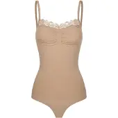 Cfab Body modelant 'Bodysuit Sculpting Shapewear mit Lace' beige