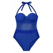 MILENKA Maillot de bain bleu