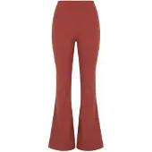 MyLibi Leggings 'Leggings campana rojos – Flare Wine' rouge foncé