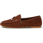 Flarelle Mocassin 'Vialetto Intrecciato' chocolat