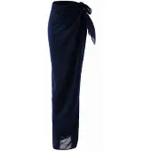 Emilie collection Serviette de plage 'Pareo sarong viscose' bleu marine