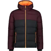 CMP Veste de ski pour hommes, modèle FIX Hood, couleur : rot (rouge), taille 54
