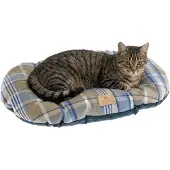Ferplast - Coussin rembourré pour chiens et chats SCOTT 55/4, motif écossais, lavable, bleu