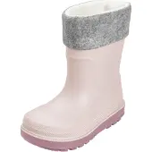 Playshoes Bottes en caoutchouc gris chiné / rose