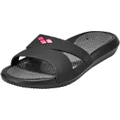 Arena Claquettes / Tongs 'Nina' magenta / noir