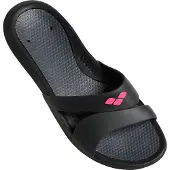 Arena Claquettes / Tongs 'Nina' magenta / noir